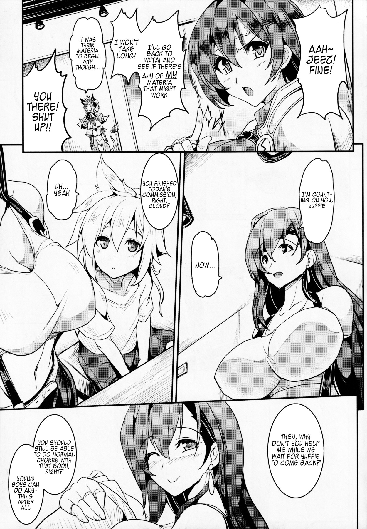 Hentai Manga Comic-Tifa x Cloud ・ Heaven-Read-5